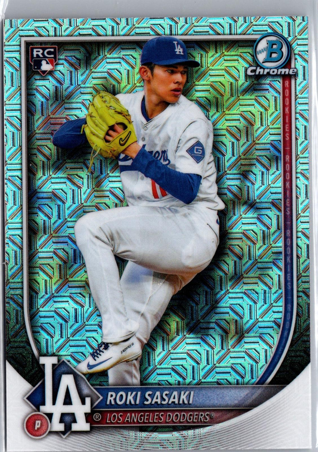 2025 Bowman Chrome #12 Roki Sasaki Mojo Refractor