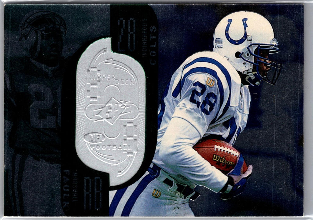 1998 SPx Finite #35 Marshall Faulk #/7600