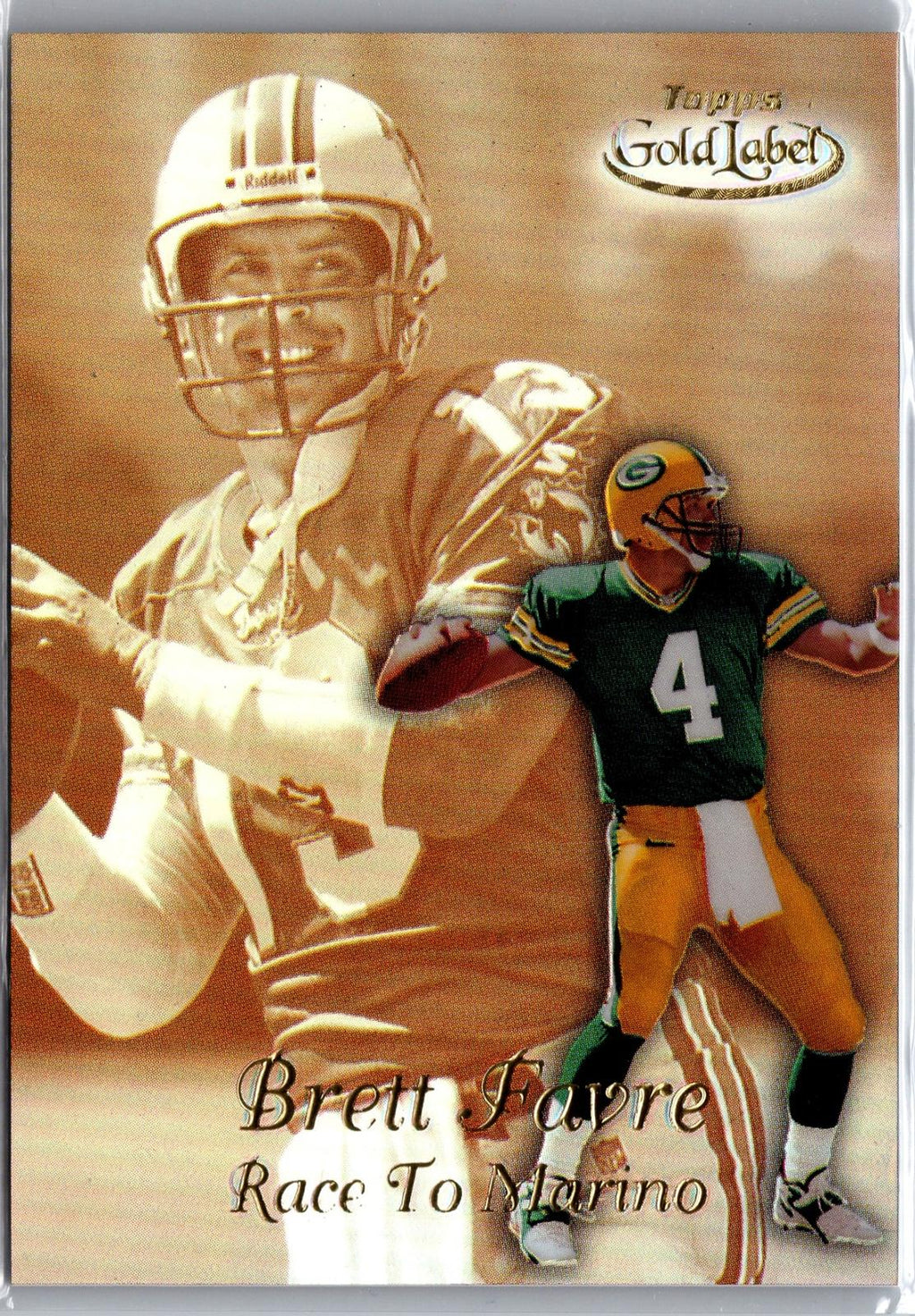 1999 Topps Gold Label #R1 Brett Favre Race to... Gold