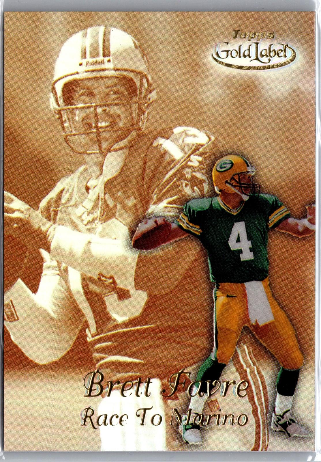 1999 Topps Gold Label #R1 Brett Favre Race to... Gold