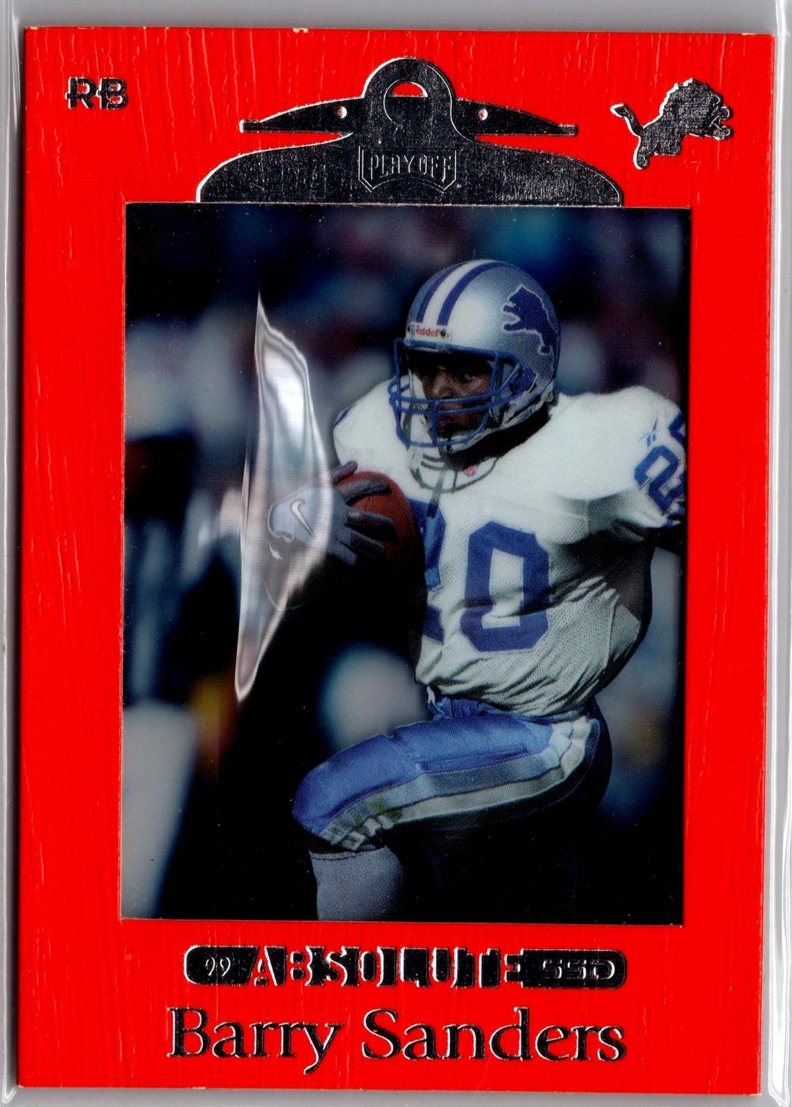 1999 Playoff Absolute SSD #39 Barry Sanders Red