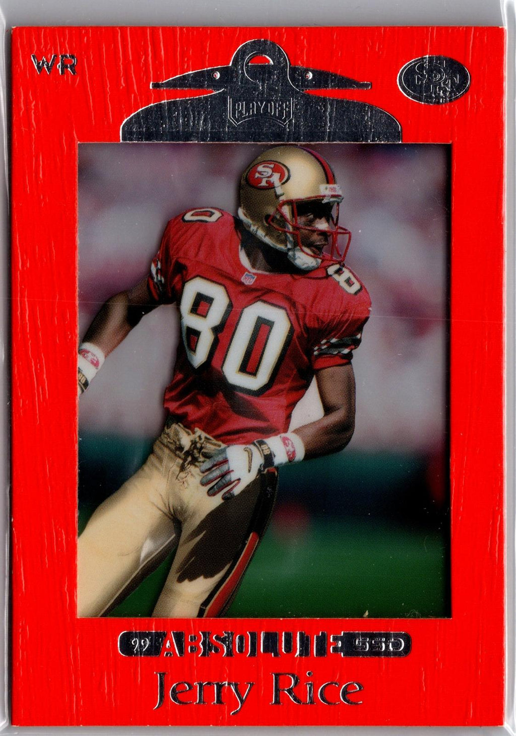 1999 Playoff Absolute SSD #89 Jerry Rice Red
