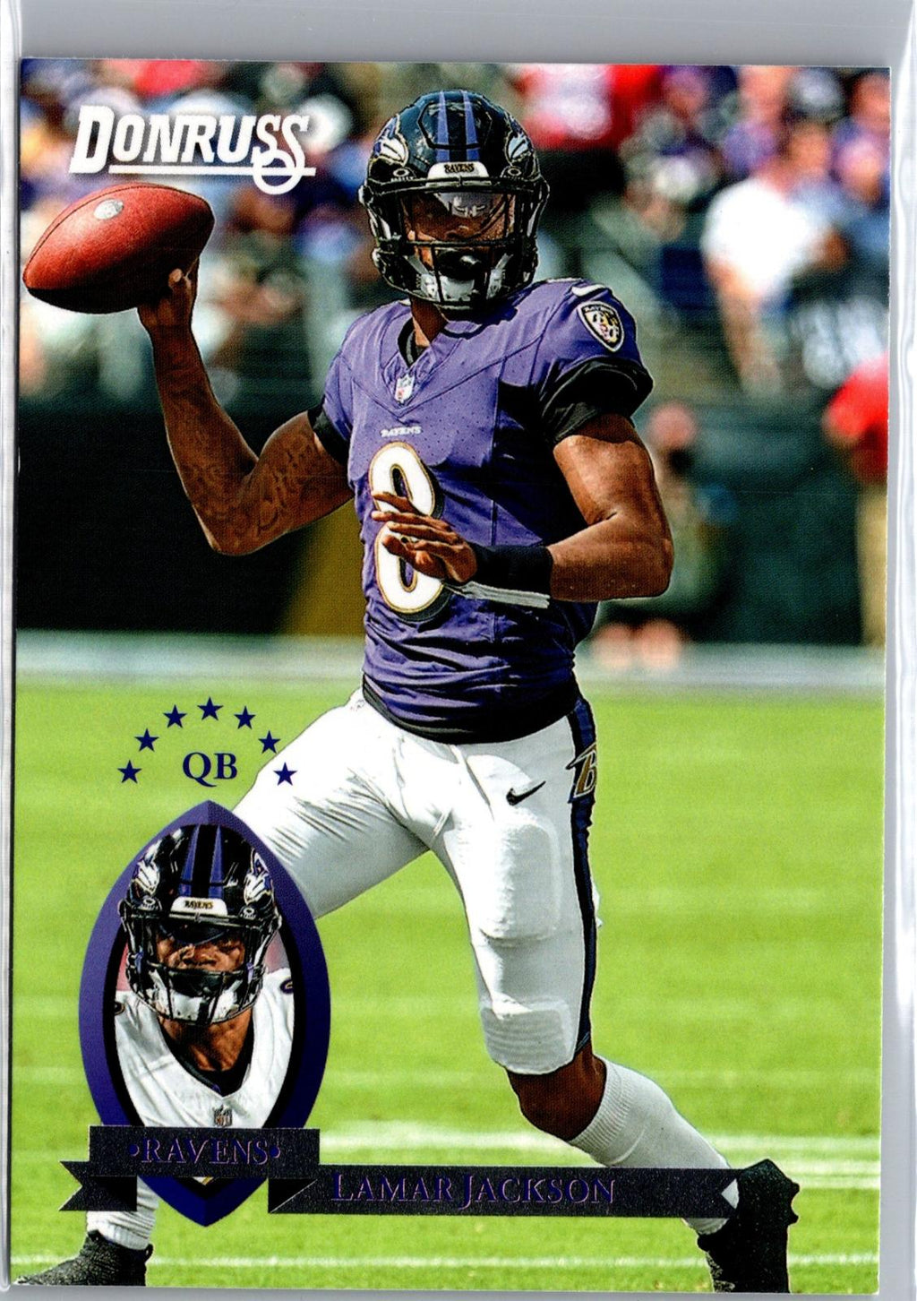 2025 Donruss #38 Lamar Jackson Retro 1995