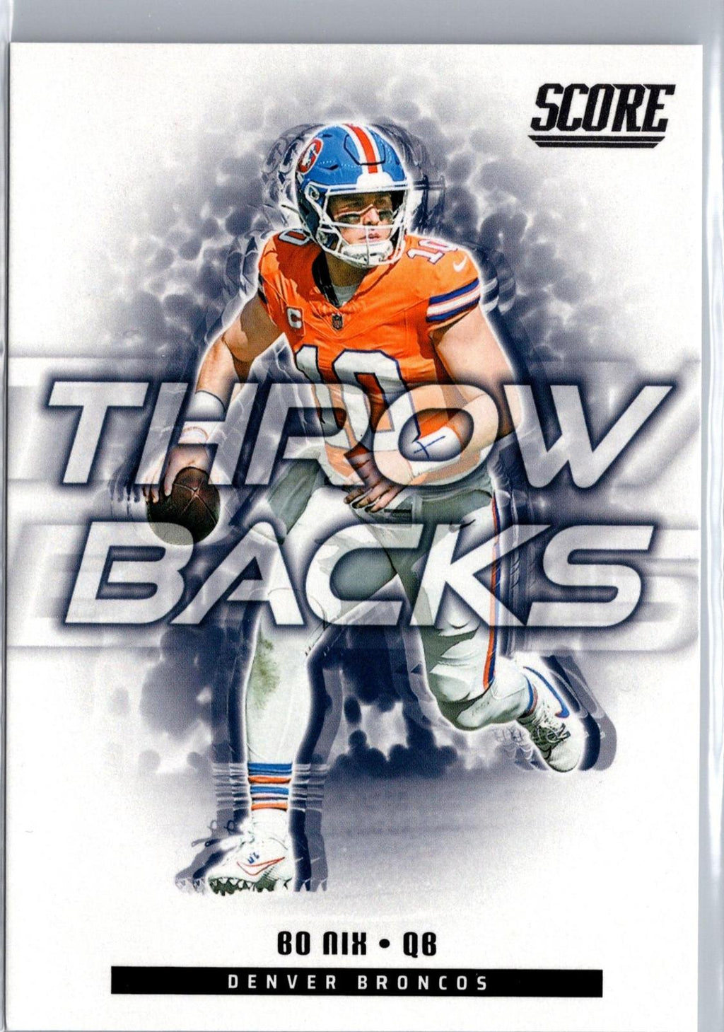 2025 Score #6 Bo Nix Throwbacks Gold