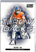 2025 Score #6 Bo Nix Throwbacks Gold
