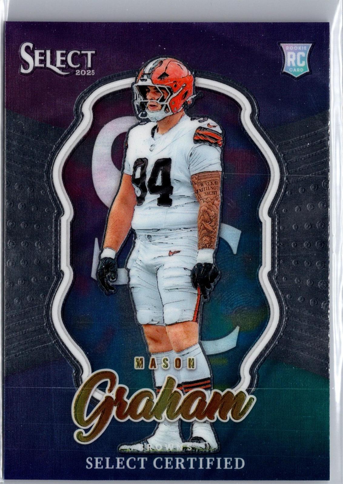 2025 Panini Select #25 Mason Graham Select Certified Rookies