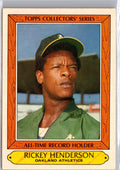 1985 Topps Woolworth All Time Record Holders #17 Rickey Henderson