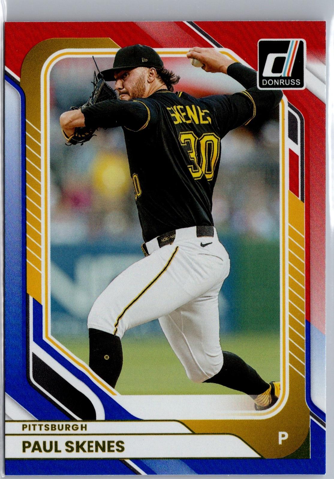 2026 Donruss #70 Paul Skenes Red and Blue