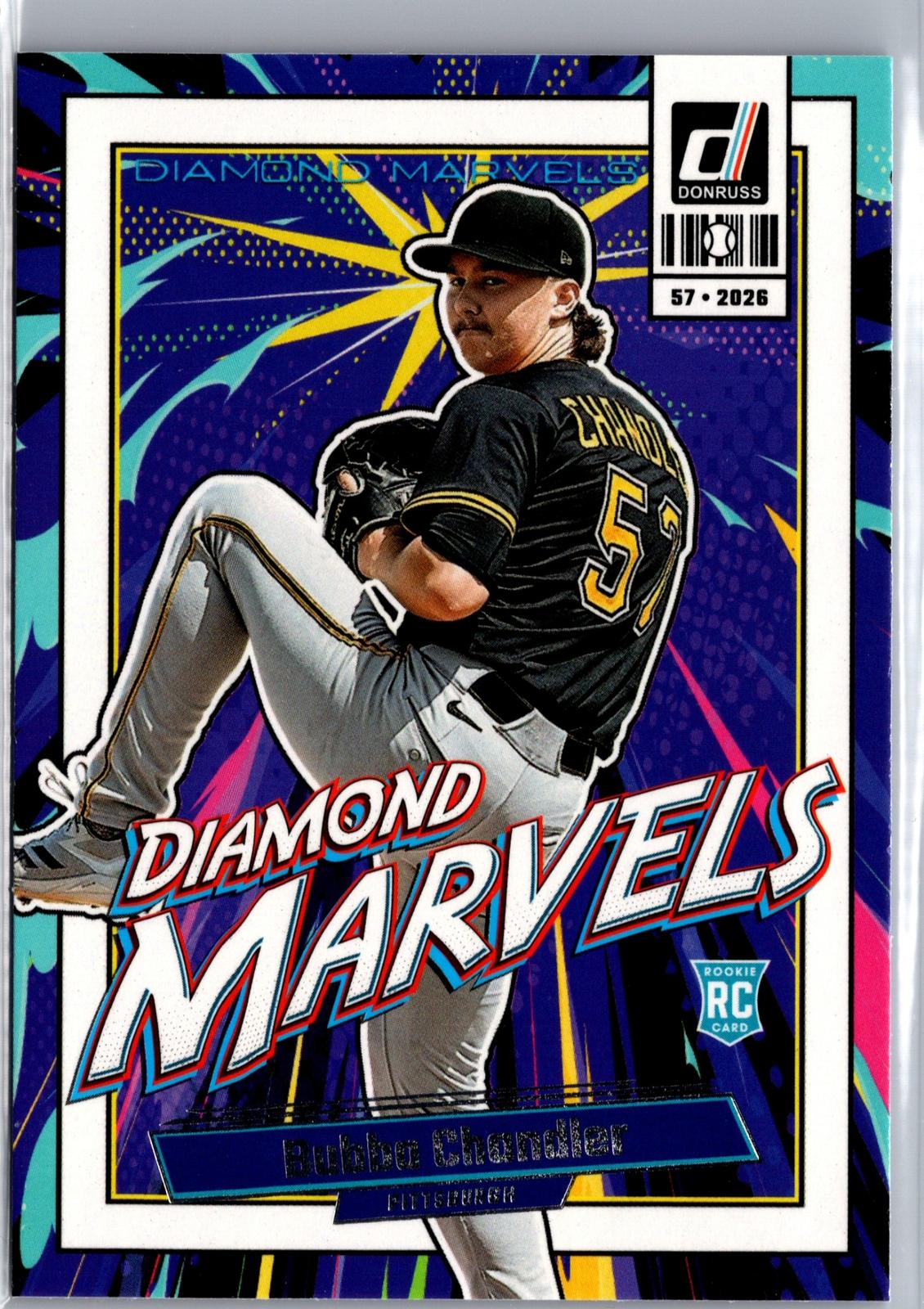 2026 Donruss #3 Bubba Chandler Diamond Marvels