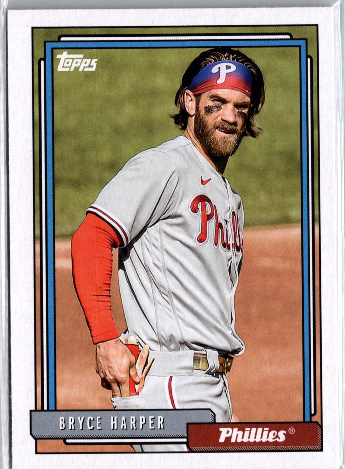 2021 Topps Update #T92-35 Bryce Harper 1992 Topps Redux