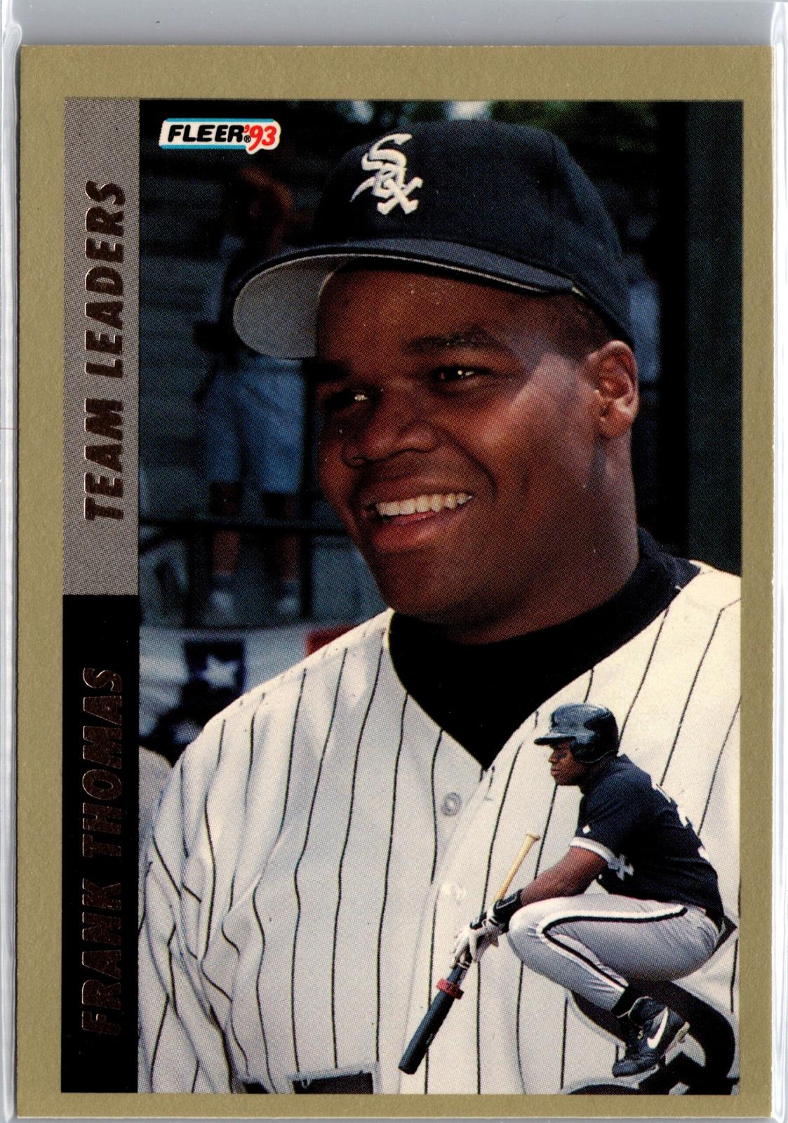 1993 Fleer #5 Frank Thomas Team Leaders (Series One American League)