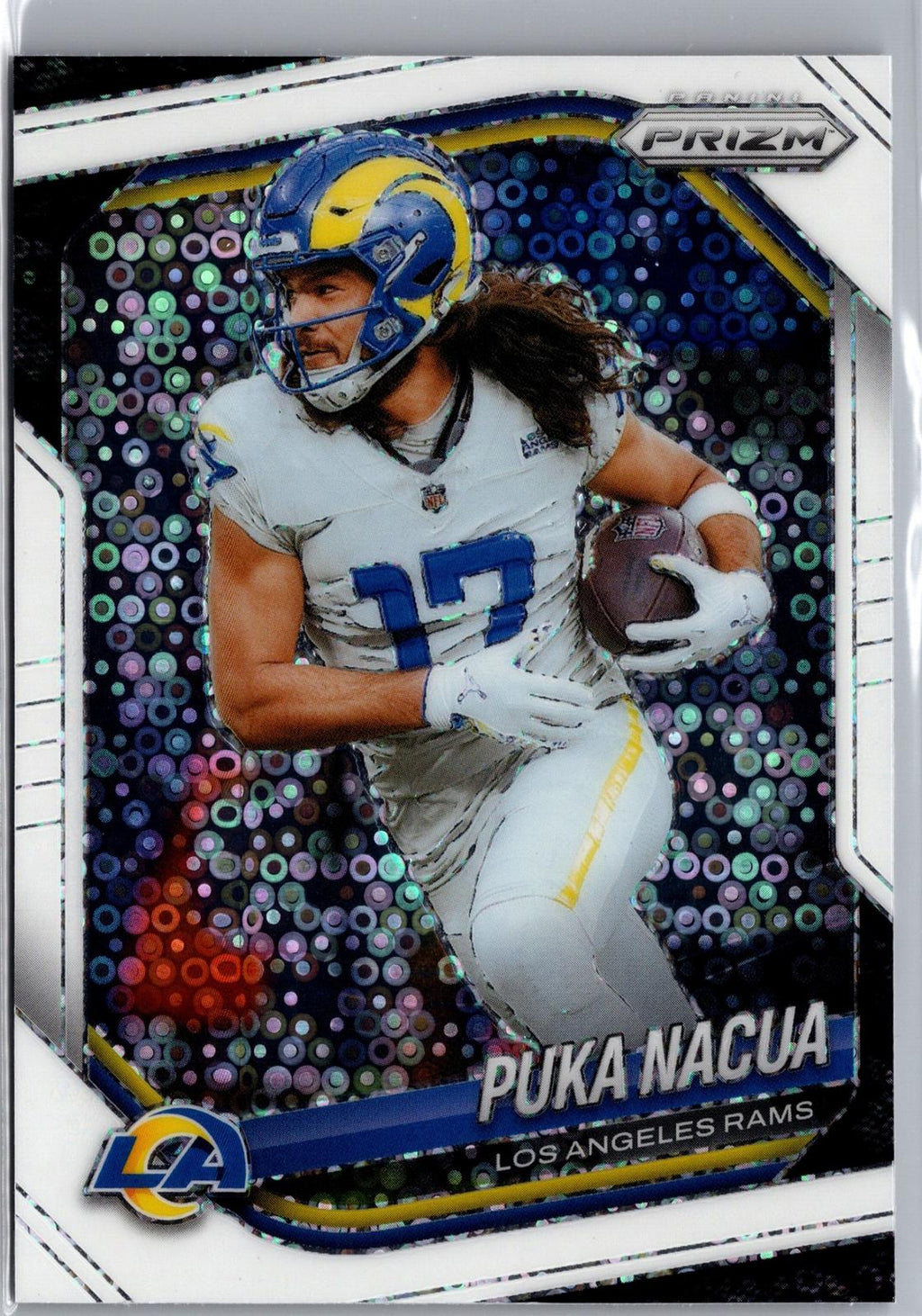 2025 Panini Prizm #205 Puka Nacua White Disco