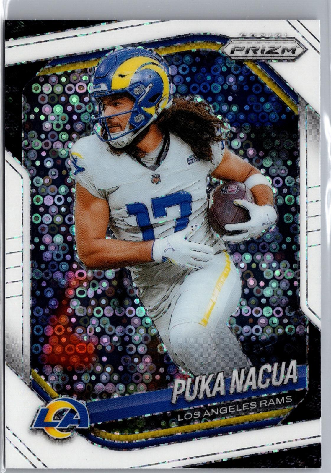 2025 Panini Prizm #205 Puka Nacua White Disco