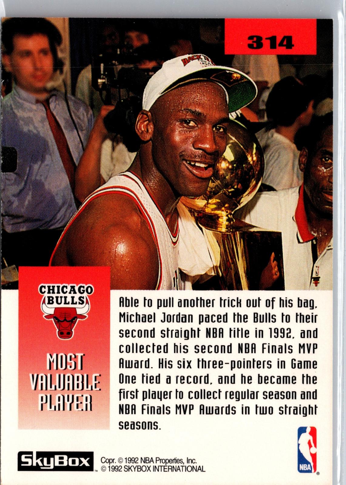 1992-93 SkyBox #314 The 1992 NBA Finals