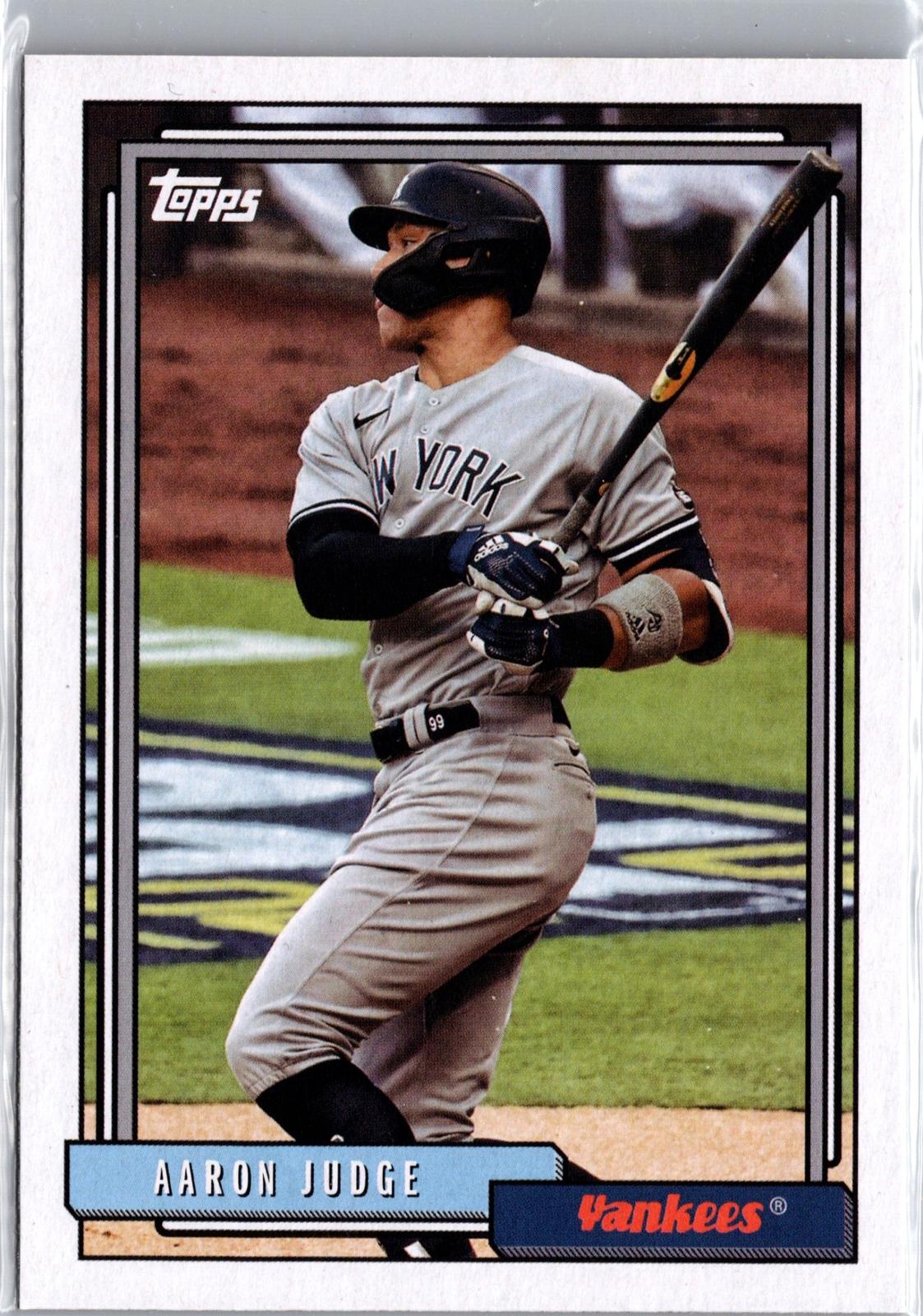 2021 Topps Update #T92-2 Aaron Judge 1992 Topps Redux