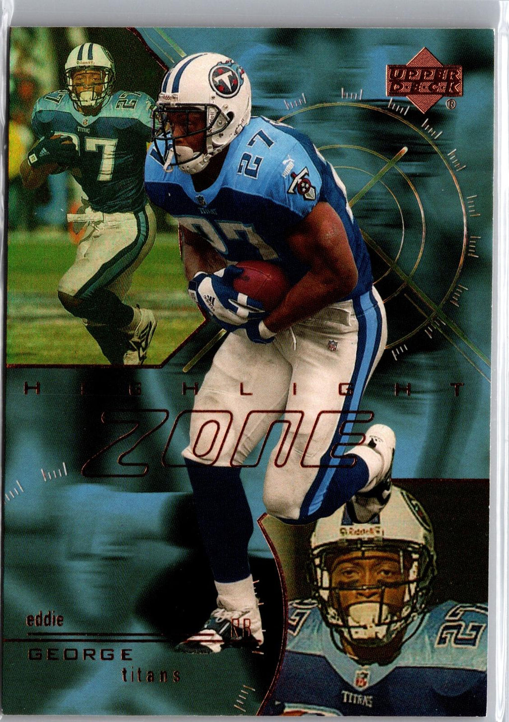 2000 Upper Deck #HZ1 Eddie George Highlight Zone