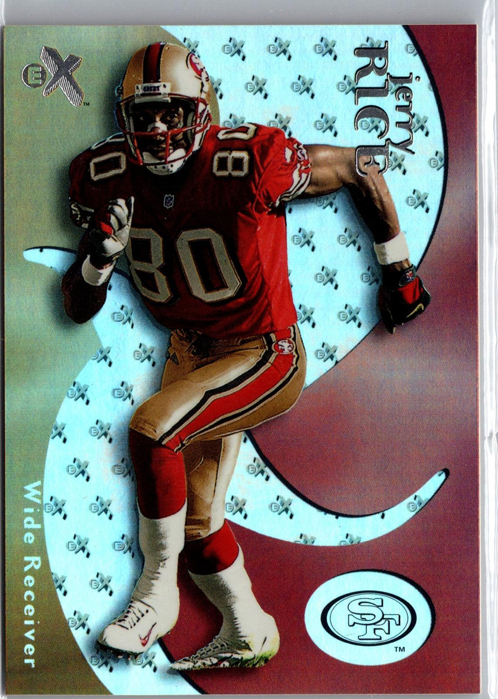 2000 Fleer E-X #87 Jerry Rice