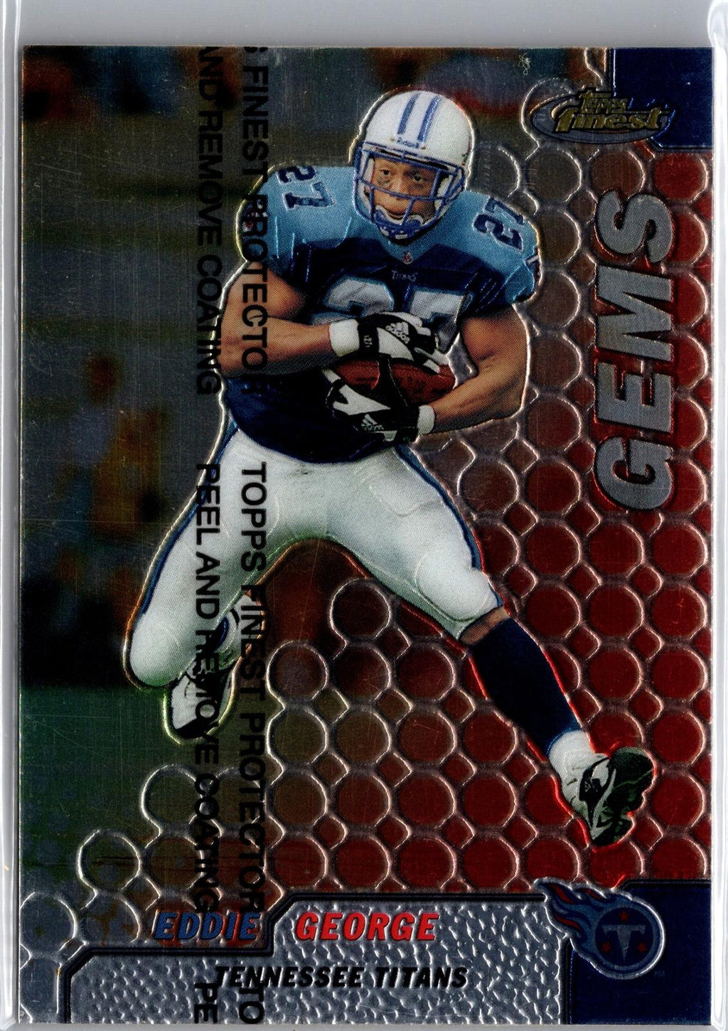 1999 Finest #129 Eddie George Refractor