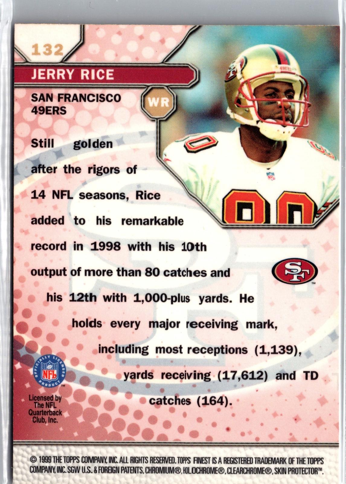 1999 Finest #132 Jerry Rice