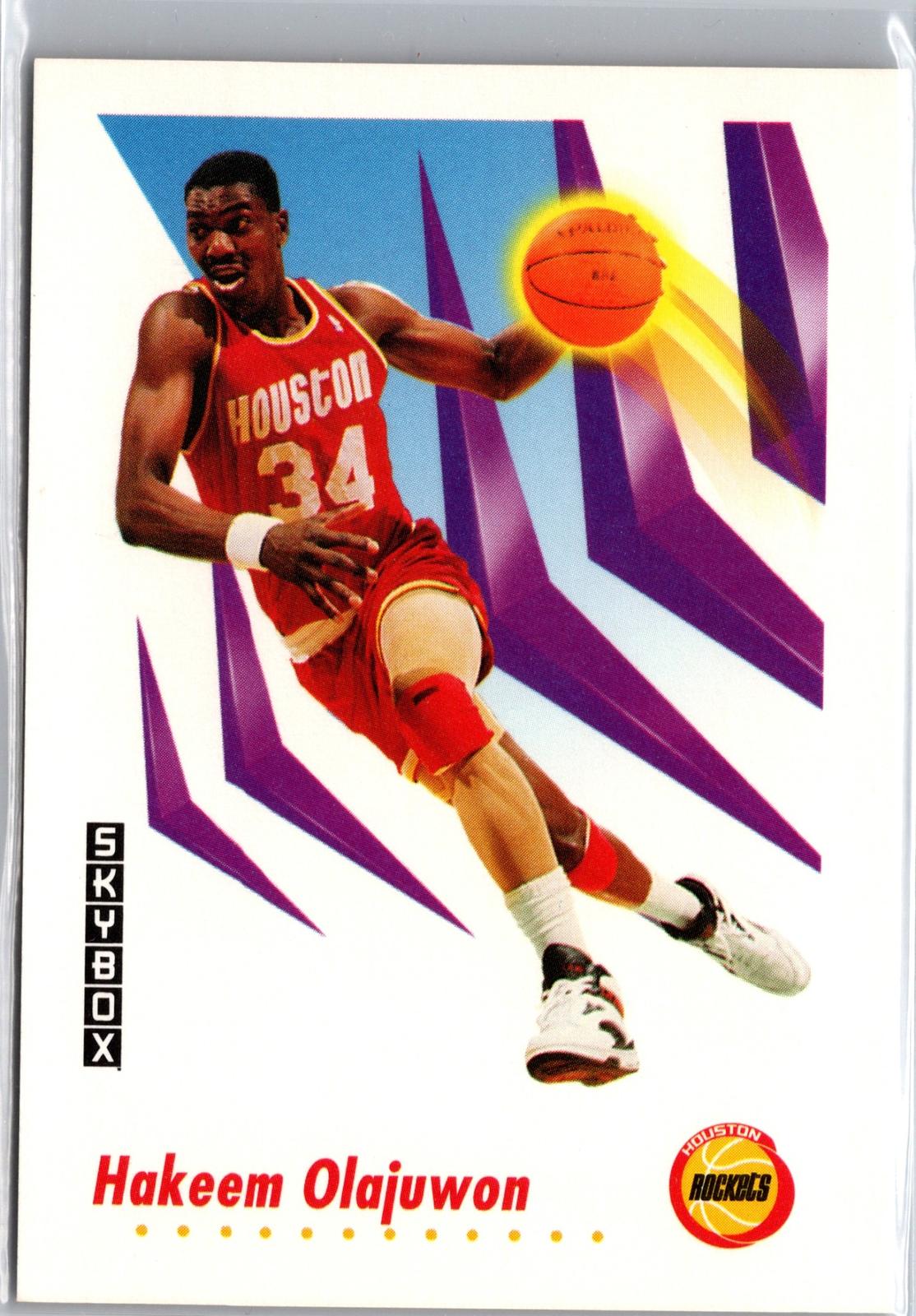 1991-92 SkyBox #105 Hakeem Olajuwon