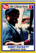 1991 Post Cereal #28 Kirby Puckett