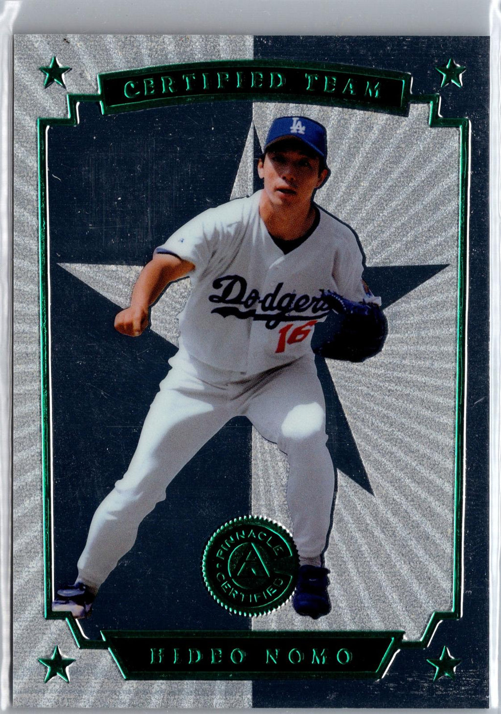 1997 Pinnacle Certified #18 Hideo Nomo Certified Team
