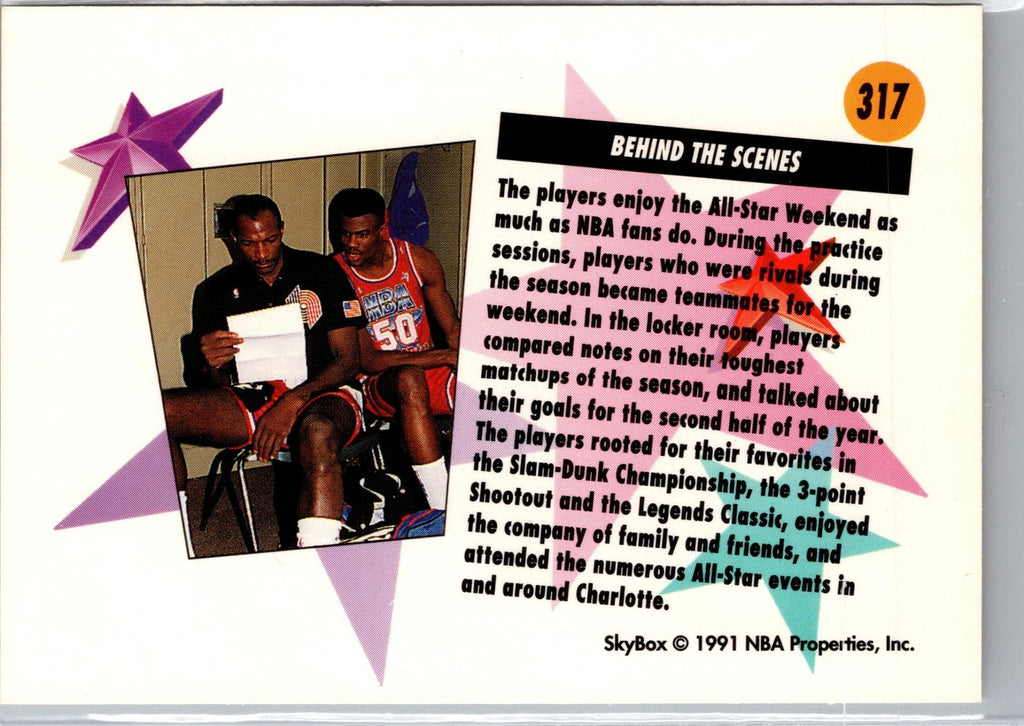 1991-92 SkyBox #317 Behind the Scenes ASWHL
