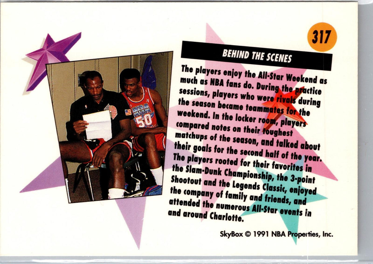 1991-92 SkyBox #317 Behind the Scenes ASWHL
